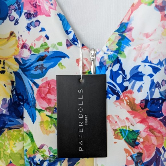 Paper Dolls Print Peplum Dress - Picture 5 of 5